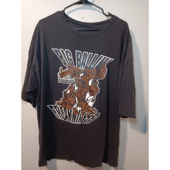 Rare HTF Vintage 1998 Freaknik Big Ballin Explicit Actions T-Shirt Size XL-2XL